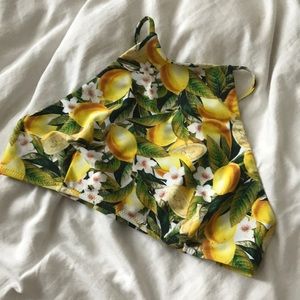 Show Me Your Mumu Lemon Bikini Top